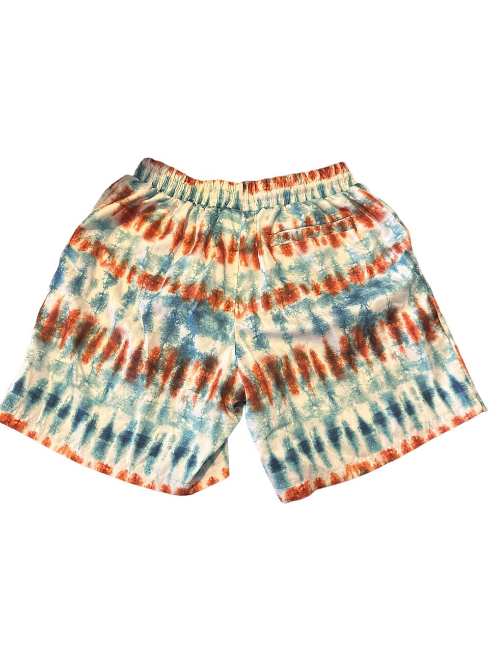 cove kids Print Swim Trunks Boys Blue & cream Ombre Shorts size medium